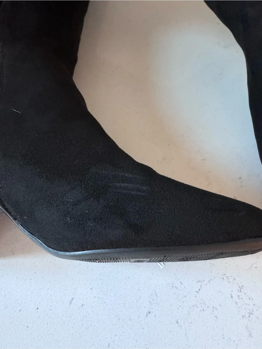 Anne Klein Wide Calf Black Knee-High Block Heel Women’s Boots